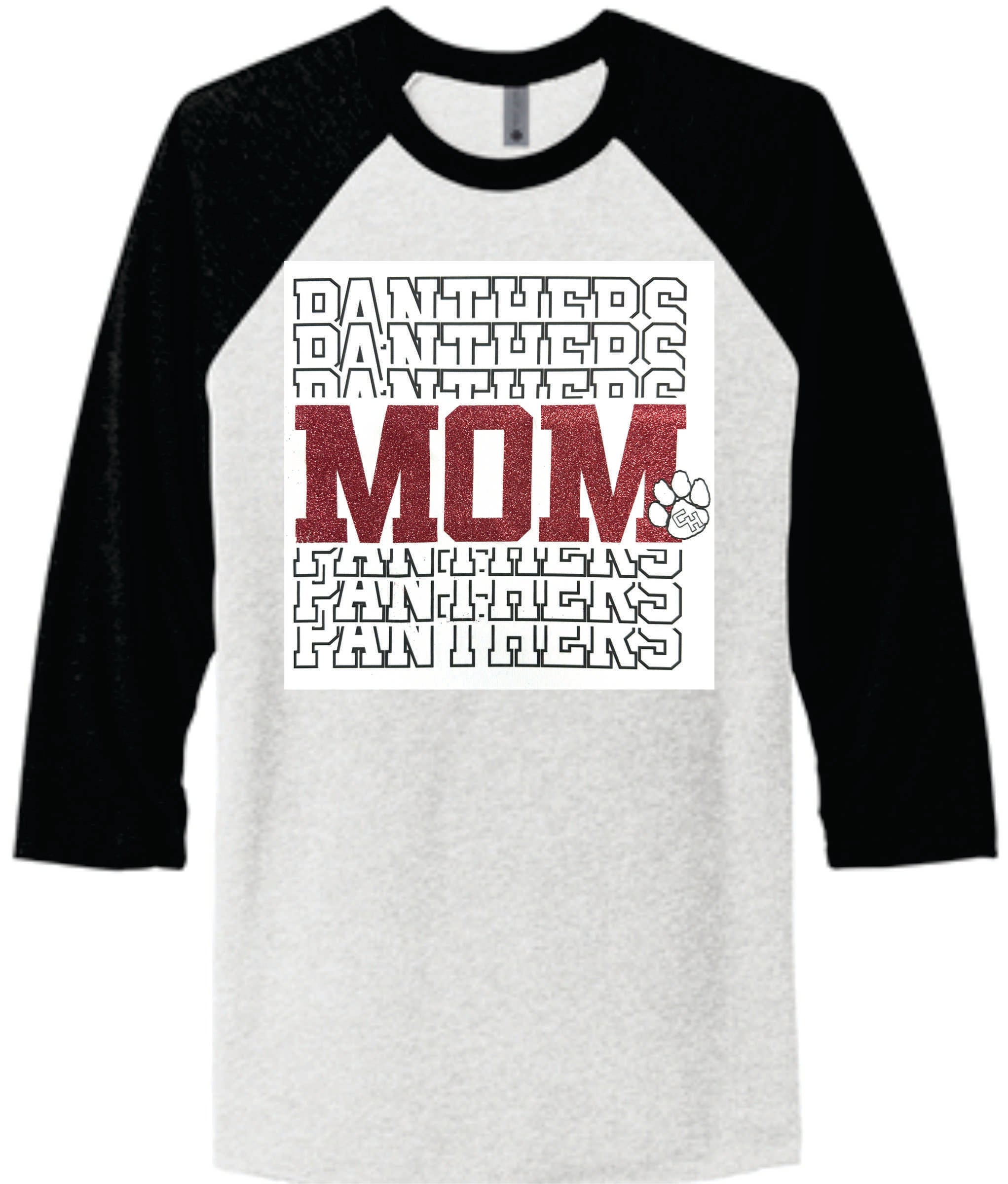 CHHS 2024 Baseball Raglan T-shirt 3/4 Sleeve
